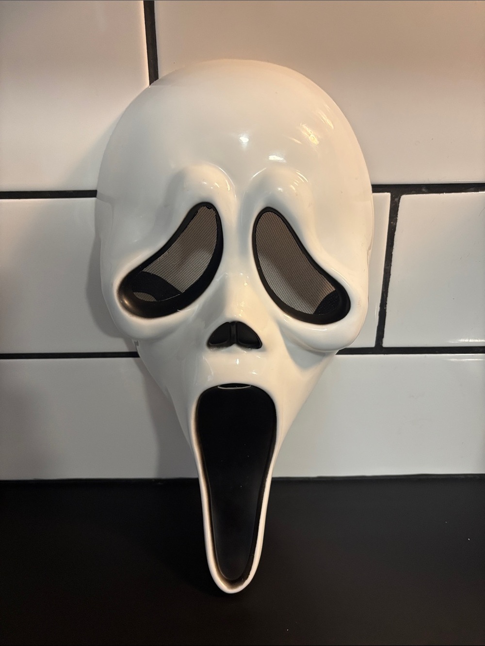 Scream Movie Ghostface Halloween Mask- Stark Ultra White Variant